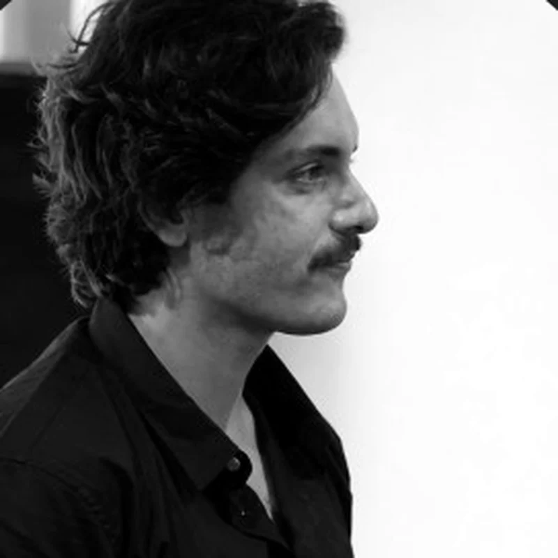 Nicolás Calleri, CEO of ARA, black and white portrait